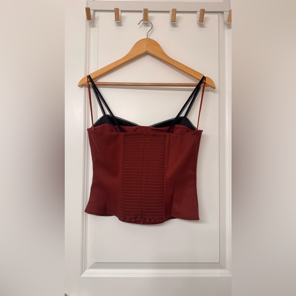 Reformation Melanie Top In Red, brand new without tags, never worn, no flaws. - Picture 11 of 11
